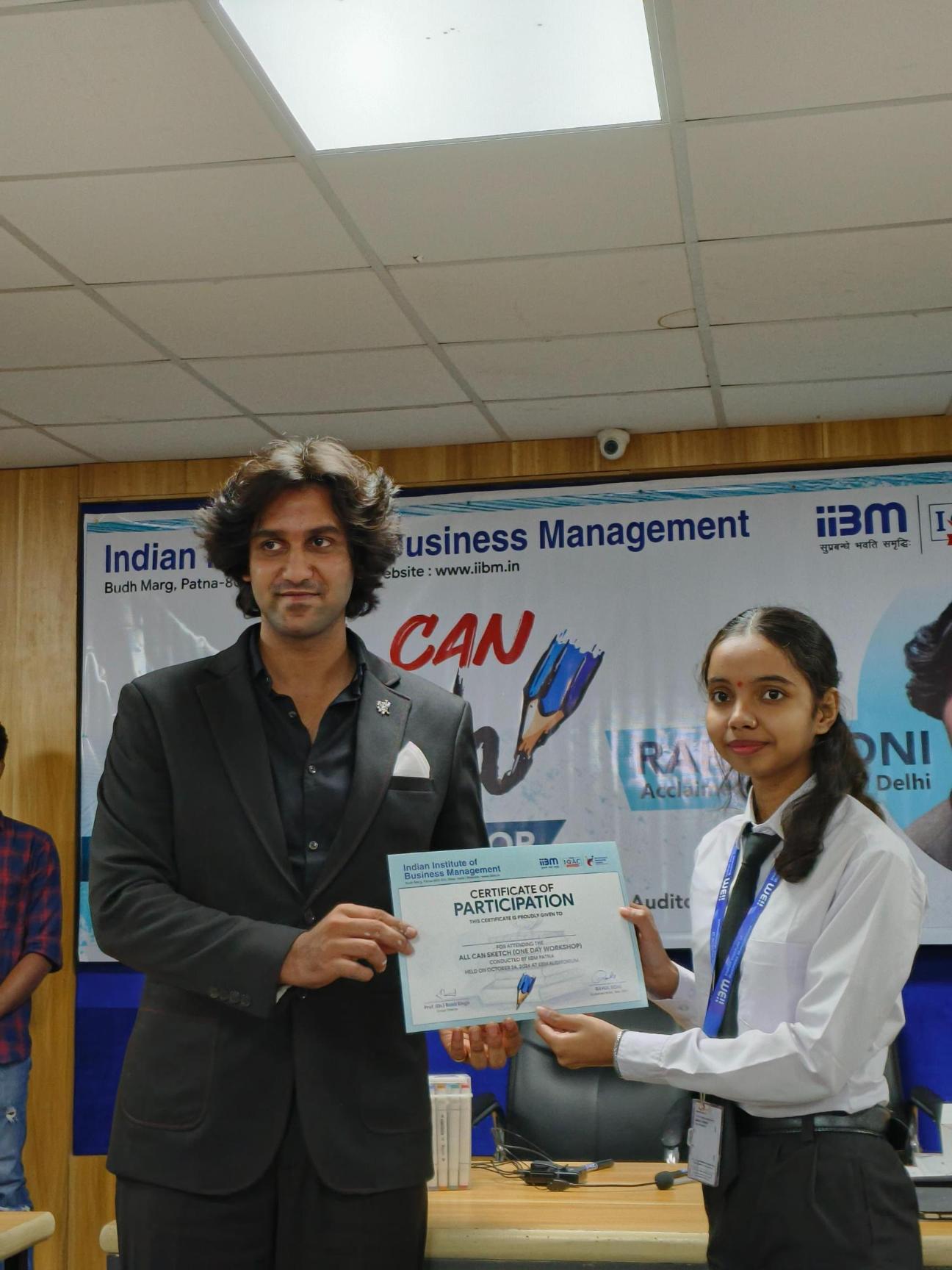 Rahul Soni Conducts “All Can Sketch” Workshop for PGDM, BBA, BCA & MAMC Students at IIBM and ZHI Patna